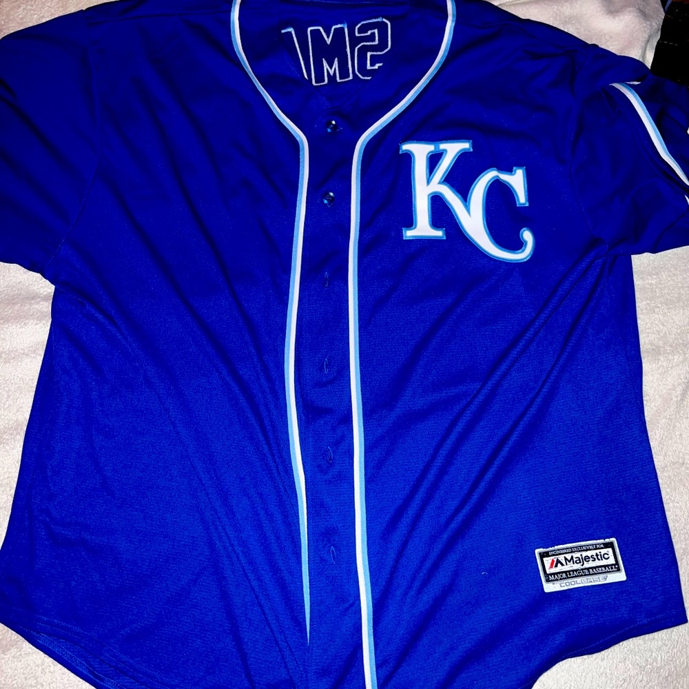 Kansas City Royals Baseball Jersey 4XL Blue